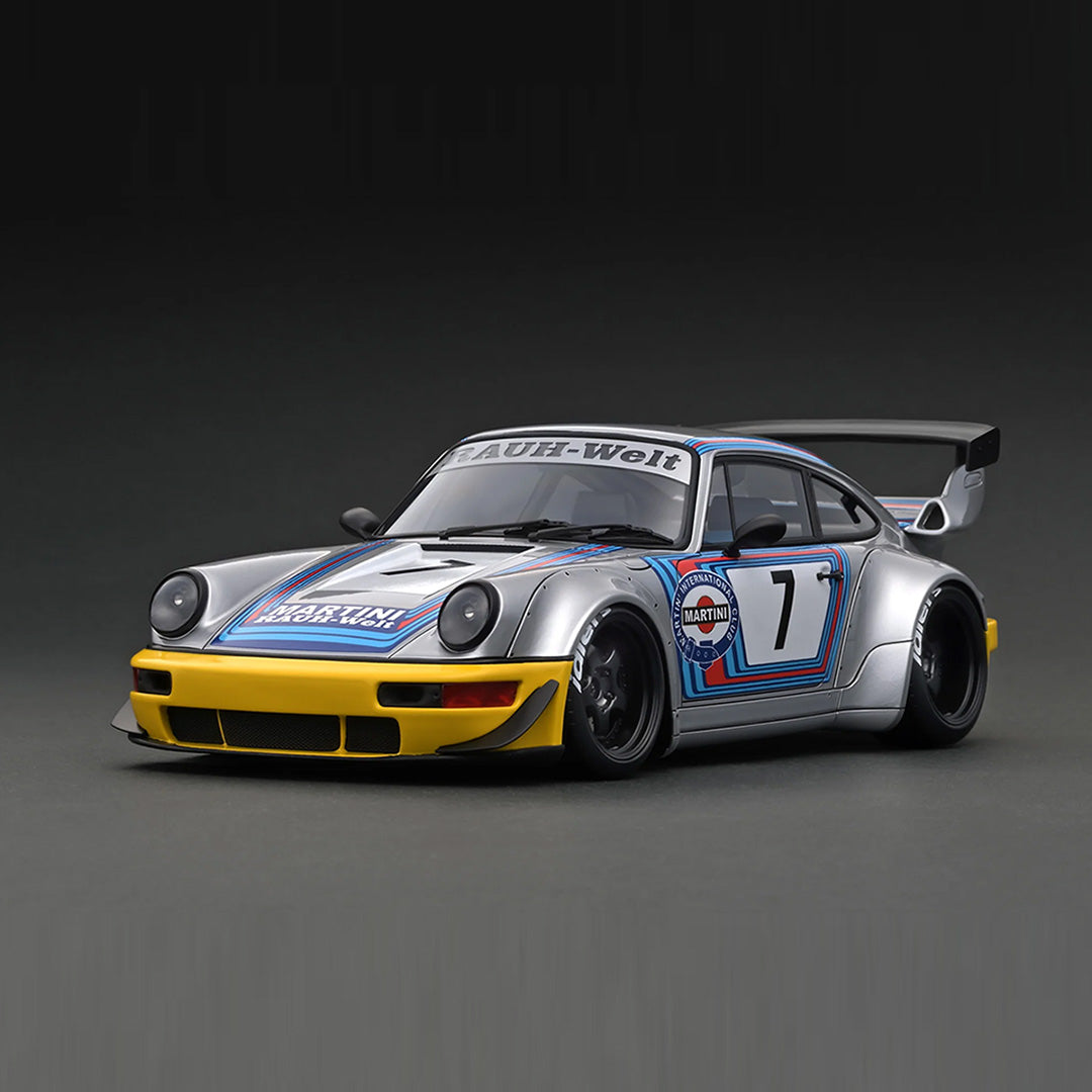 RWB 964 Silver/Yellow With M64 engine & tshirt